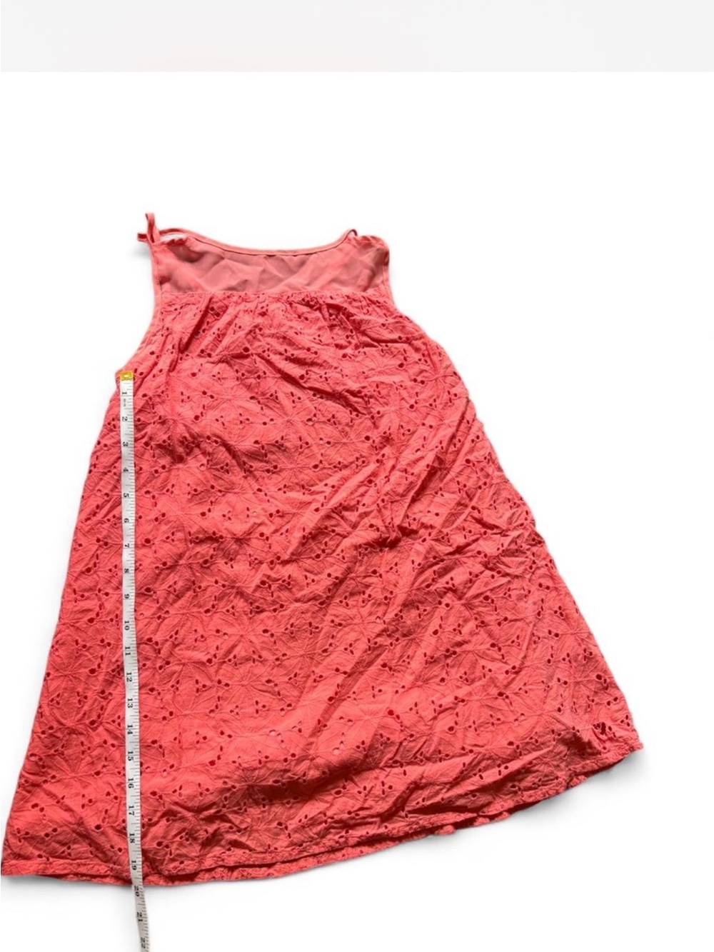 Girl’s Lucky Brand Coral Pink Cotton Dress